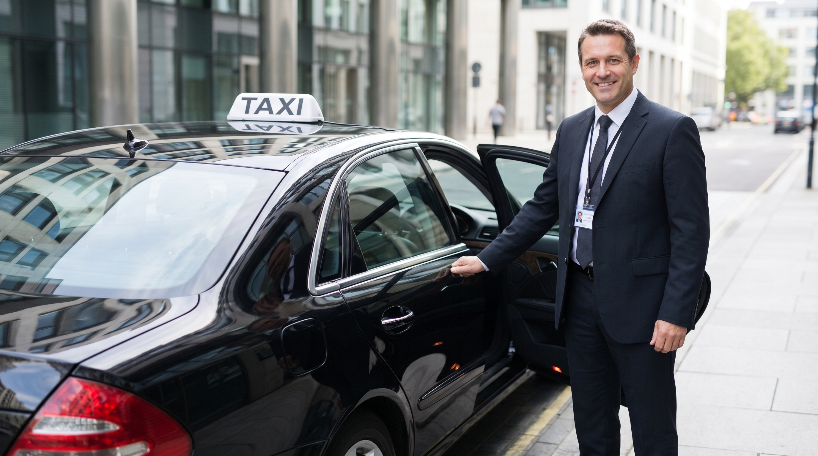 Professional C Line Cars driver - customer testimonials for airport taxi service